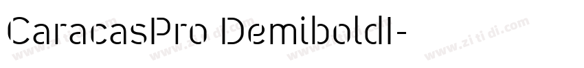 CaracasPro DemiboldI字体转换 CaracasPro DemiboldI字体转换